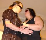 Obligatory �couple� shot.  This was taken before our one year anniversary dinner back in August of 2006 in our complimentary two bedroom high-rise suite, overlooking the Pacific.  Jealous?  You know you are.